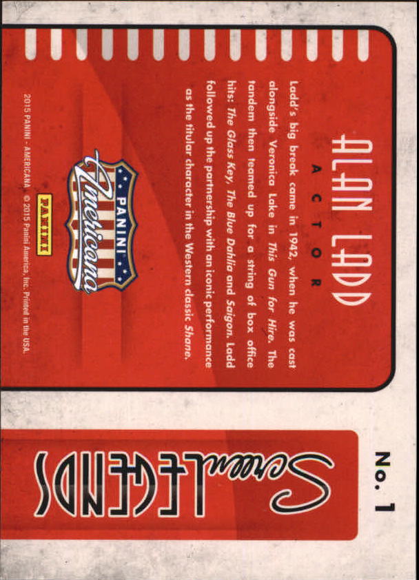 Tarjetas "Insertar" Americana (2015 Panini) - Imagen 97 de 193