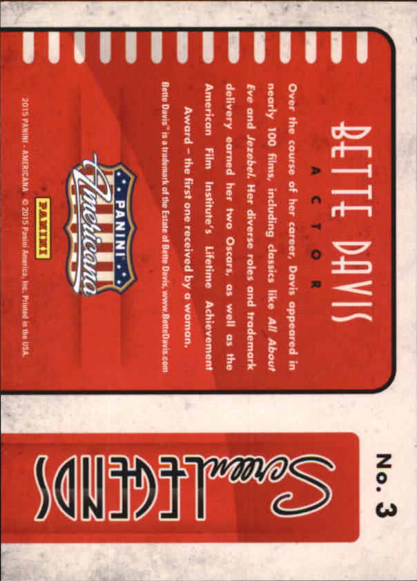 Tarjetas "Insertar" Americana (2015 Panini) - Imagen 101 de 193