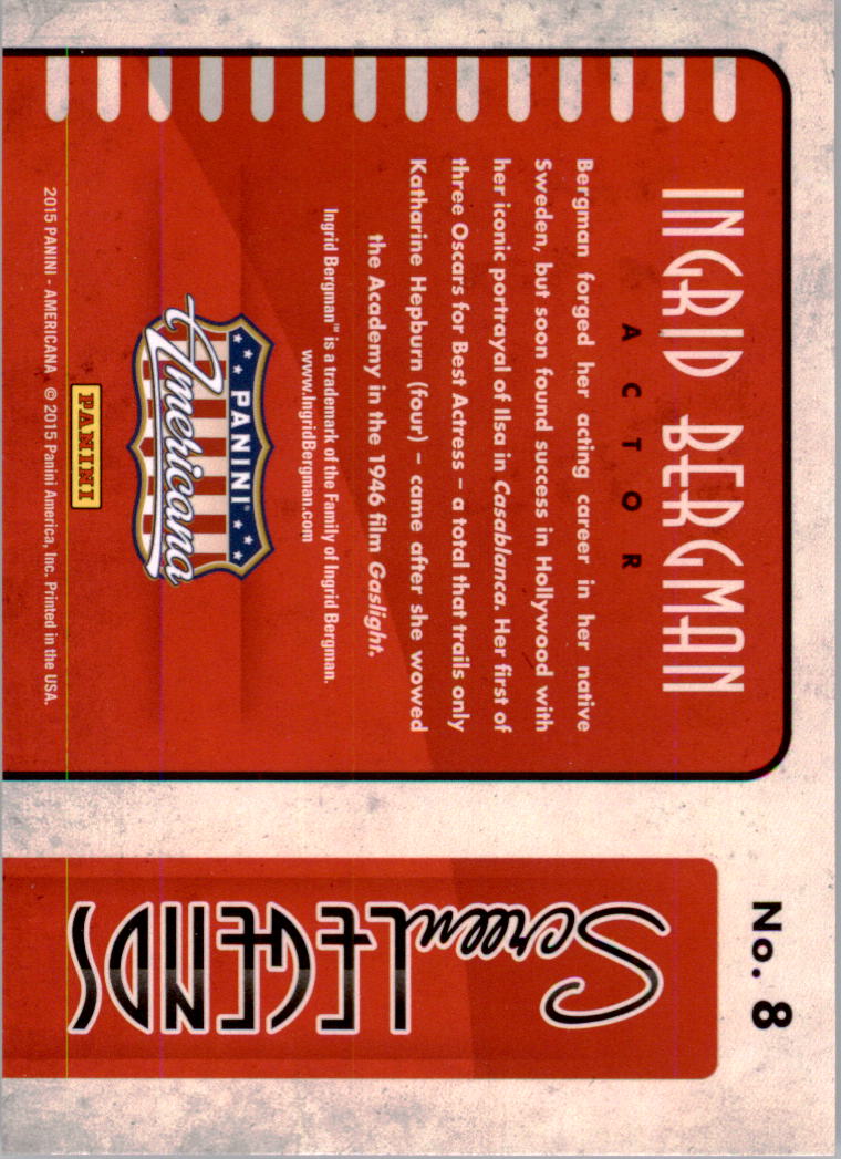 Tarjetas "Insertar" Americana (2015 Panini) - Imagen 111 de 193