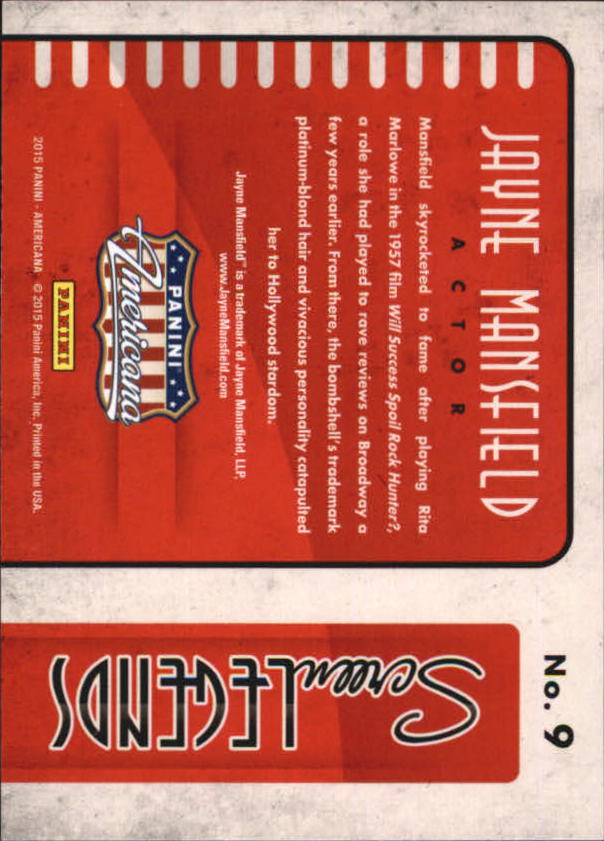 Tarjetas "Insertar" Americana (2015 Panini) - Imagen 113 de 193