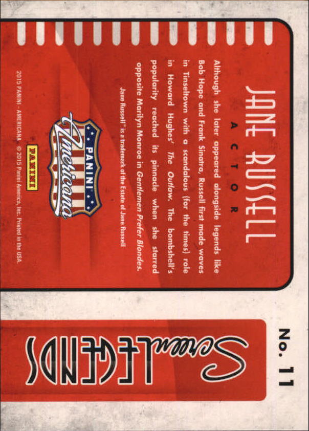 Tarjetas "Insertar" Americana (2015 Panini) - Imagen 117 de 193