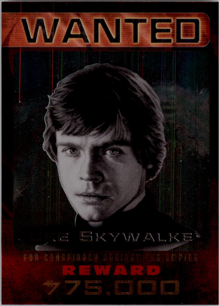 2015 Topps Chrome Star Wars Perspectives Jedi vs. Sith Jedi Hunt #10 Luke Skywalker
