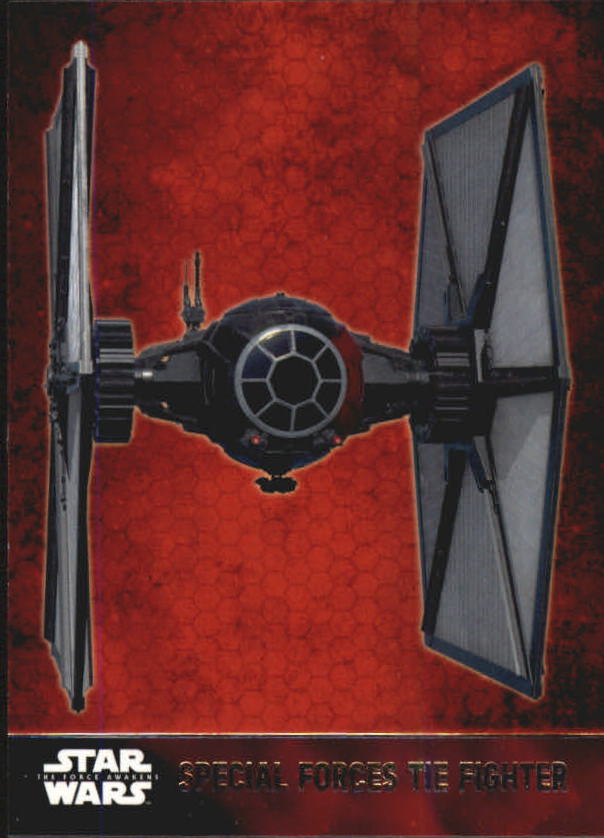 2015 Topps Star Wars The Force Awakens Series One #56 Special Forces TIE Fighter