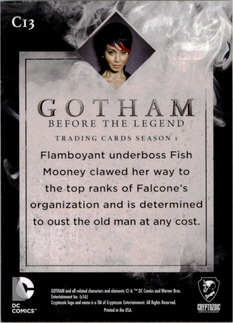 2016 Cryptozoic Gotham Season One Character Bios #C13 Fish Mooney back image