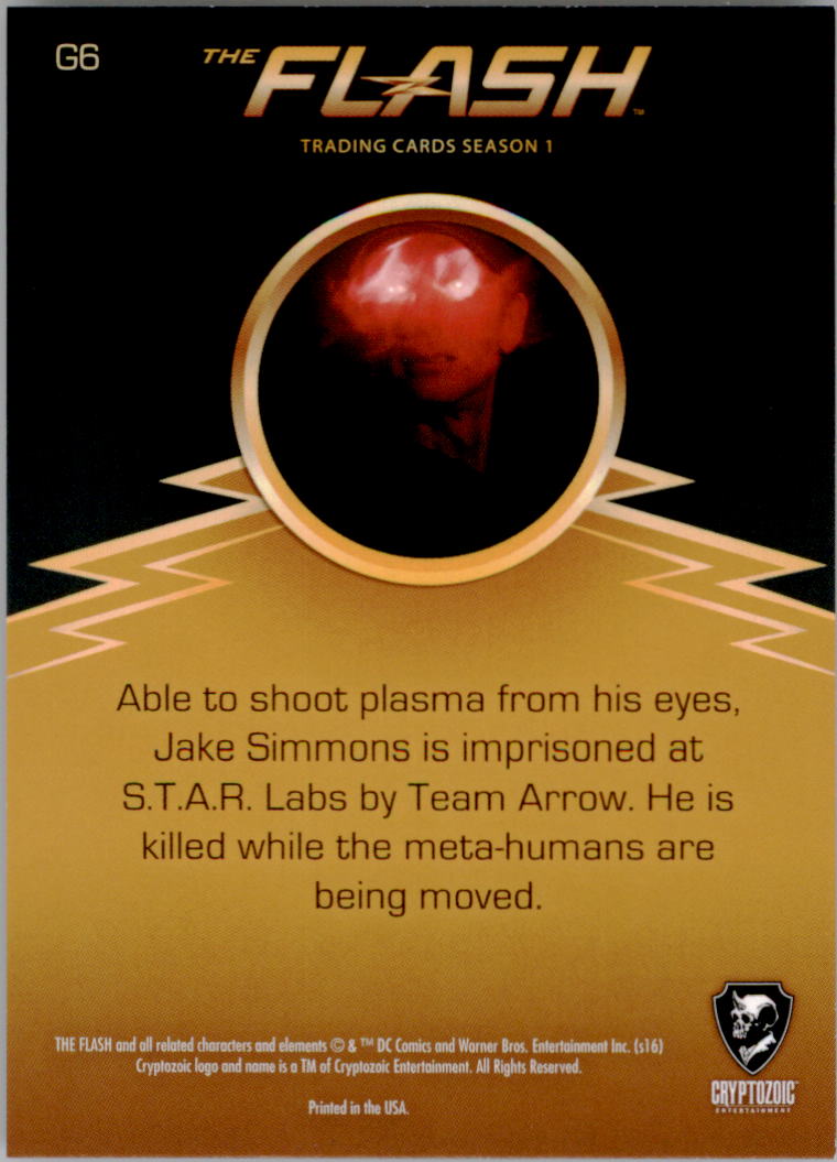 2016 Cryptozoic The Flash Season 1 Trading Cards Rogues: Pick From List - Picture 13 of 19
