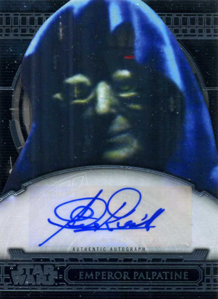 2017 Topps Star Wars 40th Anniversary Autographs #AACR Clive Revill, Voice of Emperor Palpatine