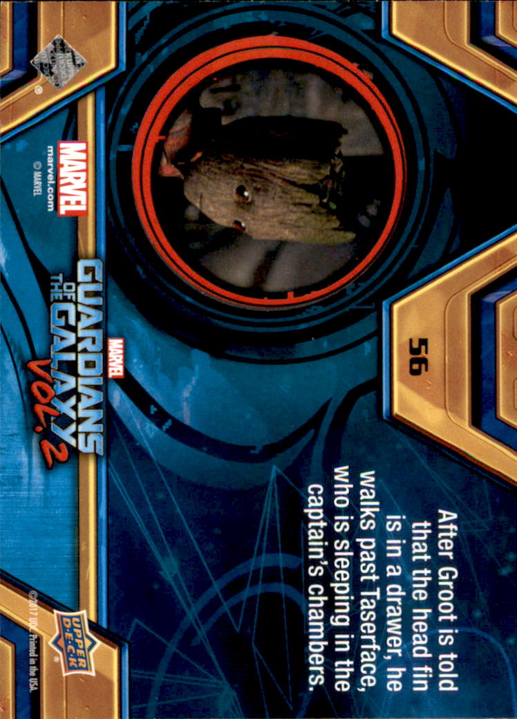 2017 Upper Deck Guardians of the Galaxy Vol. 2 #56 Sneaking Mission back image