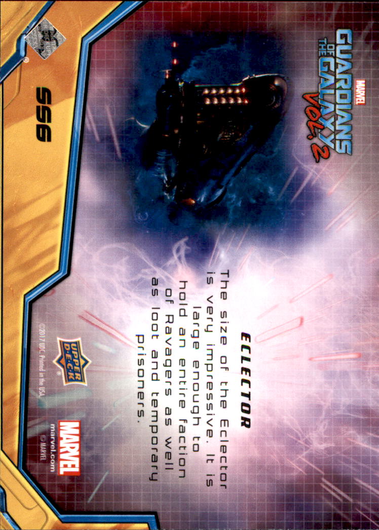 2017 Upper Deck Guardians of the Galaxy Vol. 2 Space Ships #SS6 Eclector back image