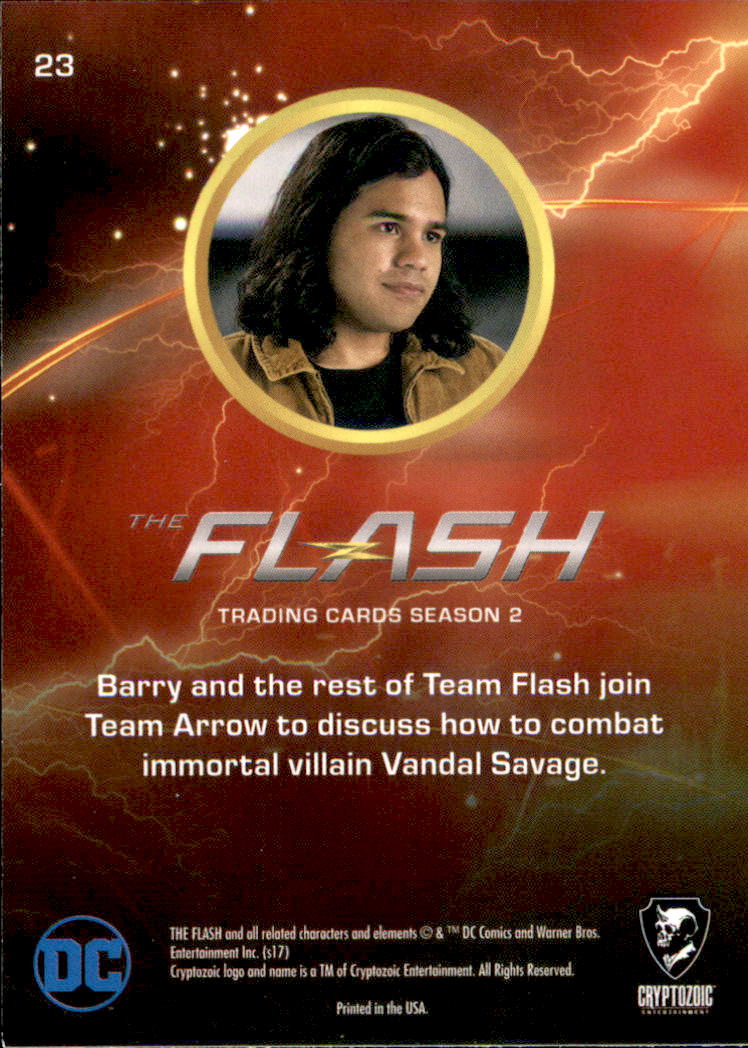 2017 Cryptozoic The Flash Season 2 #23 Savage Times back image