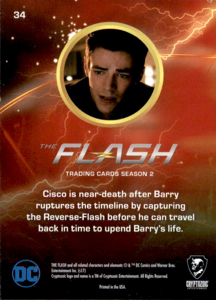 2017 Cryptozoic The Flash Season 2 #34 Bad Vibes back image