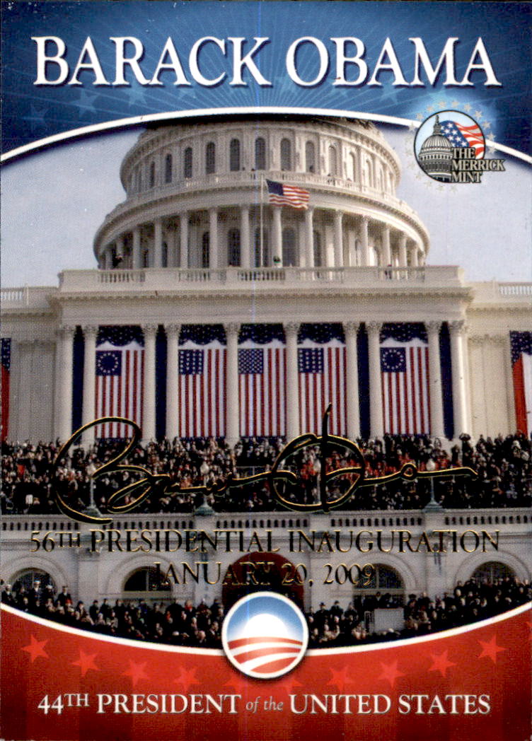 2009 Merrick Mint Barack Obama 44th President of the United States #43 Inauguration Day