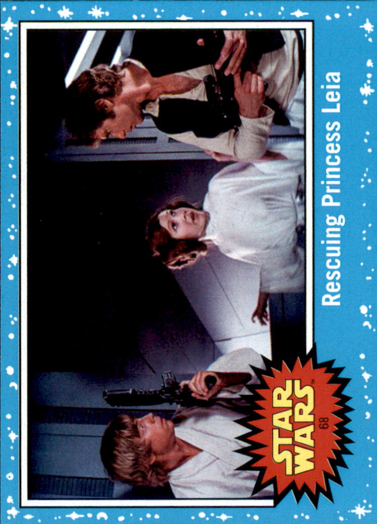 2017 Topps Star Wars Journey to The Last Jedi #68 Rescuing Princess Leia