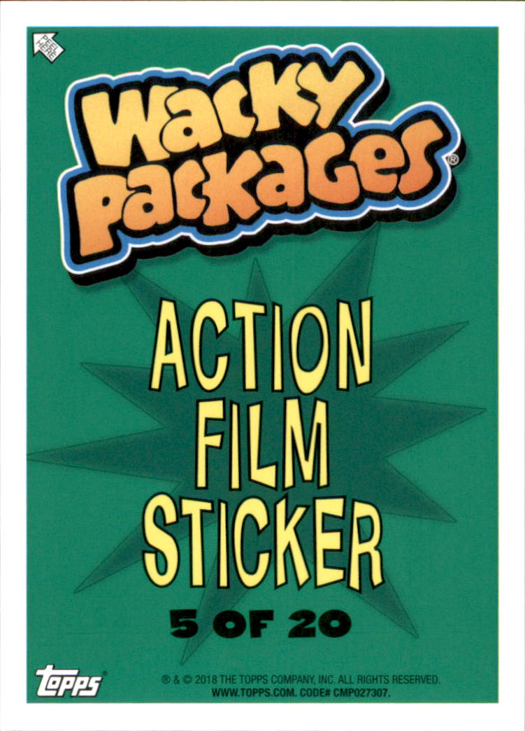 2018 Topps Wacky Packages Go to the Movies #ACT5 Ninja Turtle Wax back image