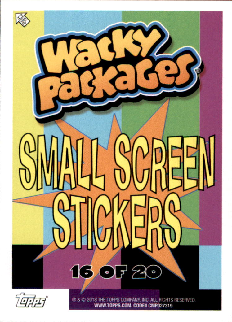 2018 Topps Wacky Packages Go to the Movies Small Screen #16