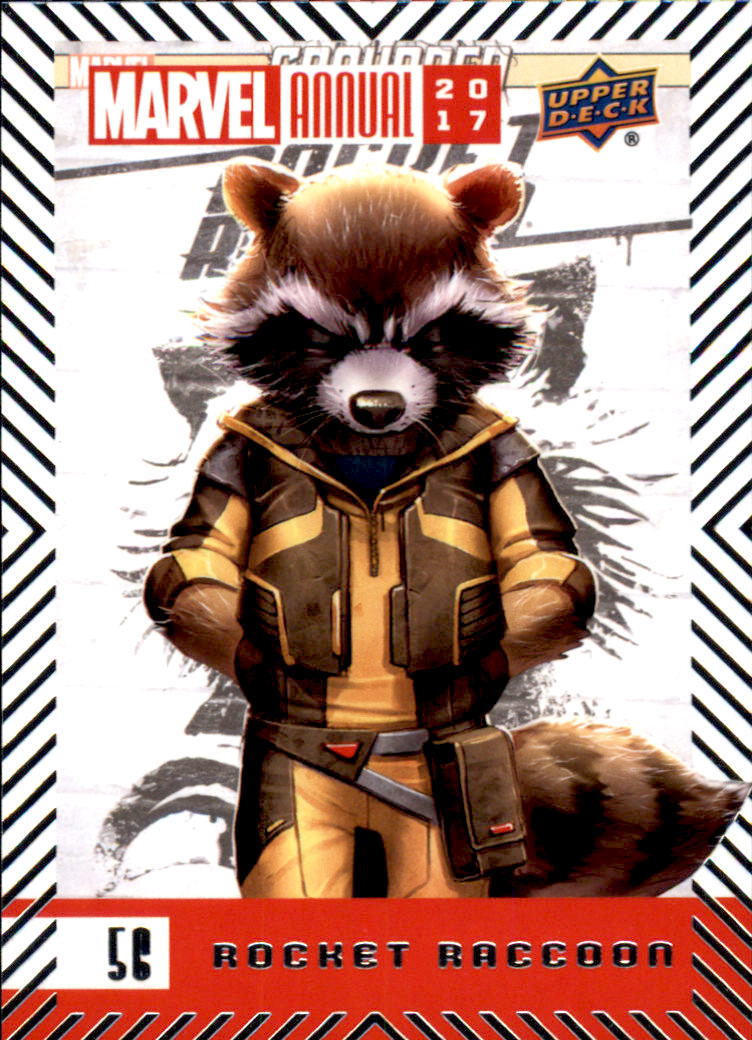 2018 Upper Deck Marvel Annual 2017 #56 Rocket Raccoon