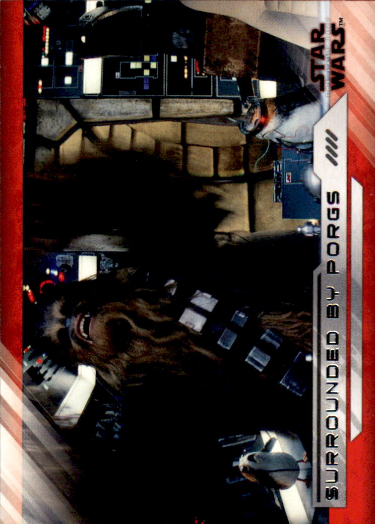 2018 Topps Star Wars The Last Jedi Series Two #44 Surrounded by Porgs