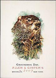 2007 Topps Allen and Ginter #183 Groundhog Day