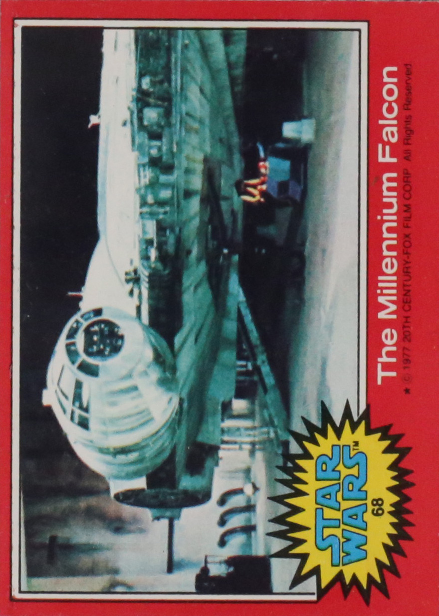 1977 Topps Star Wars #68 The Millennium Falcon