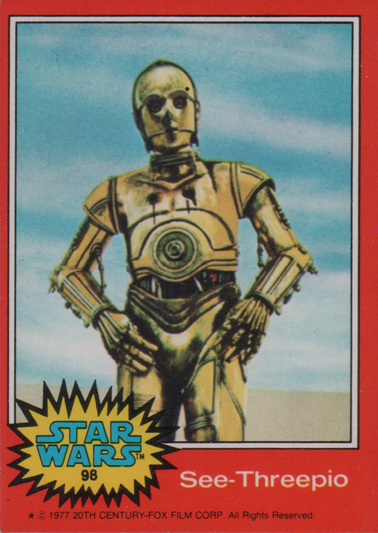 1977 Topps Star Wars #98 C-3PO