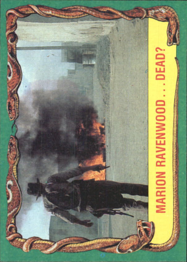 1981 Topps Raiders of the Lost Ark #39 Marion Ravenwood... Dead