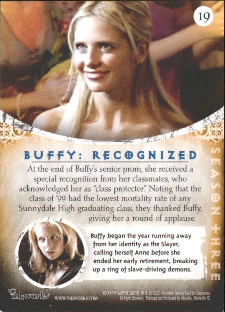 2007 Inkworks Buffy The Vampire Slayer 10th Anniversary 19 Buffy