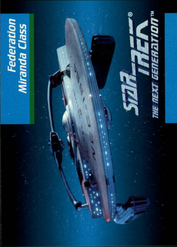 1992 SkyBox Star Trek The Next Generation #41 UFP Miranda Class Starship