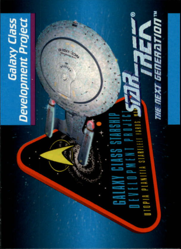1992 SkyBox Star Trek The Next Generation #47 Galaxy Class Development Project