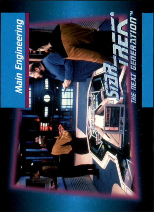 1992 SkyBox Star Trek The Next Generation #54 Main Engineering