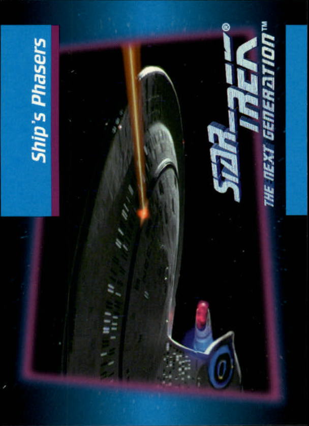 1992 SkyBox Star Trek The Next Generation #56 Ship's Phasers