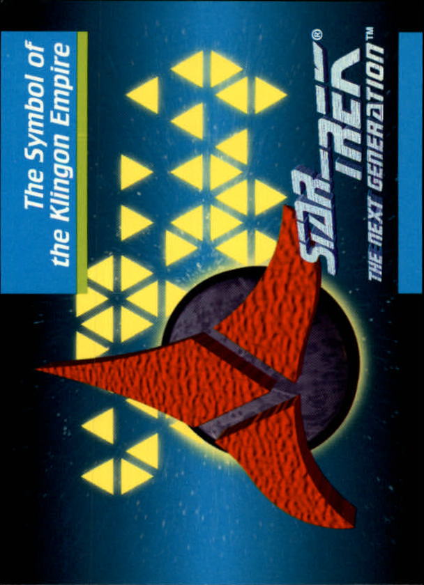 1992 SkyBox Star Trek The Next Generation #79 Symbol of the Klingon Empire