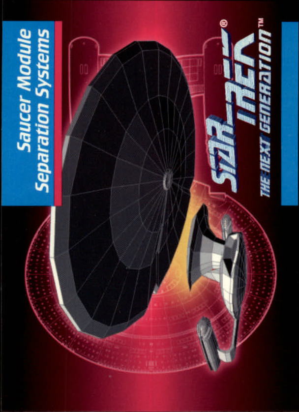 1992 SkyBox Star Trek The Next Generation #93 Saucer Module Separation Systems