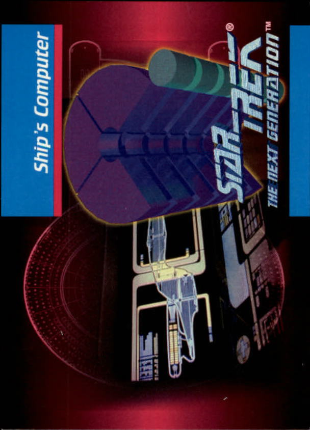 1992 SkyBox Star Trek The Next Generation #101 Ship's Computer