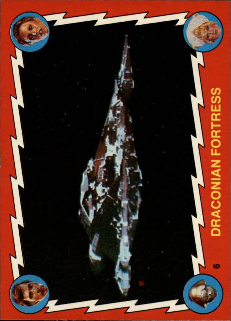 1979 Topps Buck Rogers #6 Draconian Fortress