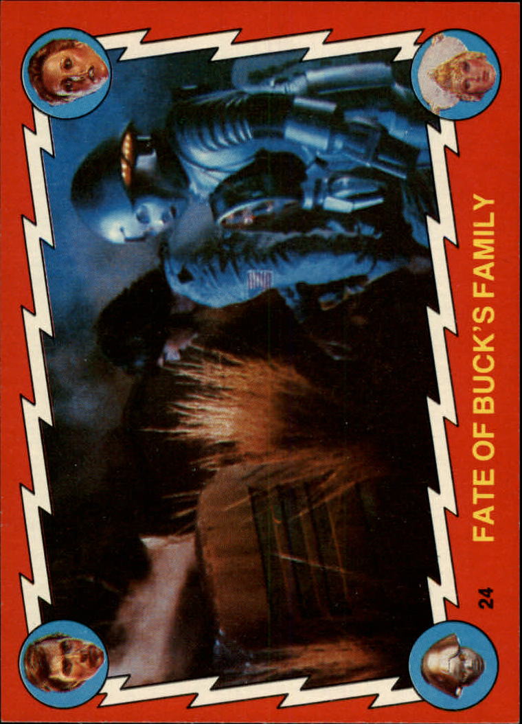 1979 Topps Buck Rogers #24 Fate of Buck's Family