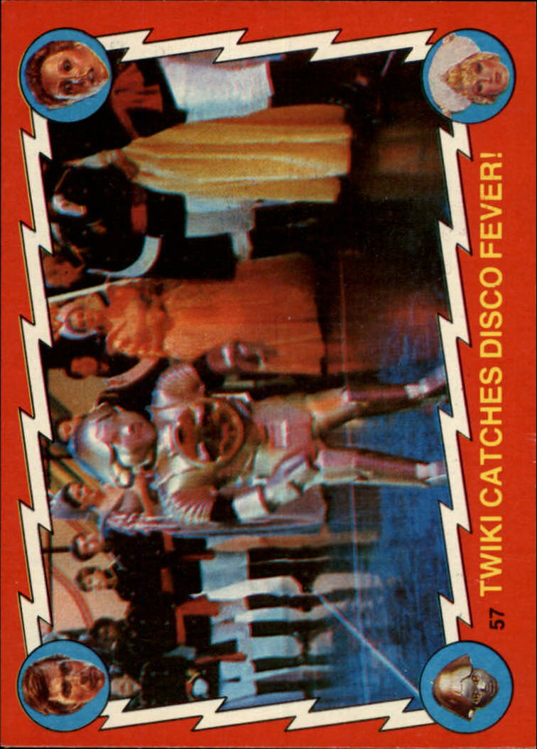 1979 Topps Buck Rogers #57 Twiki Catches Disco Fever