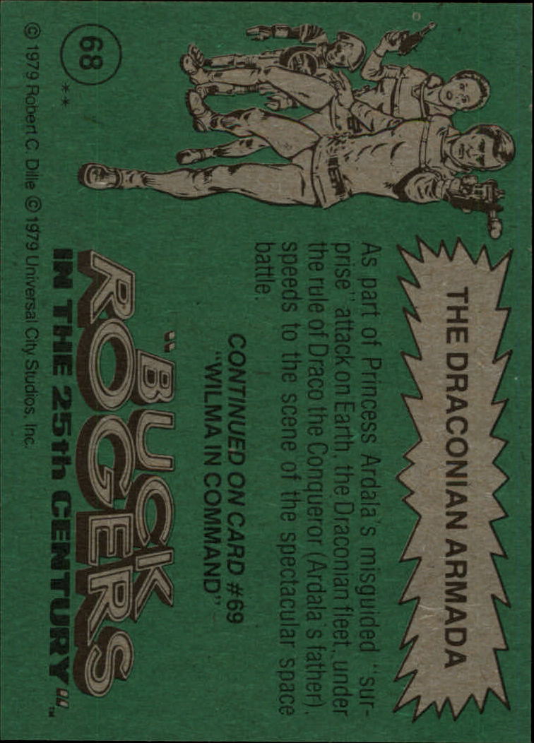 1979 Topps Buck Rogers #68 The Draconian Armada back image