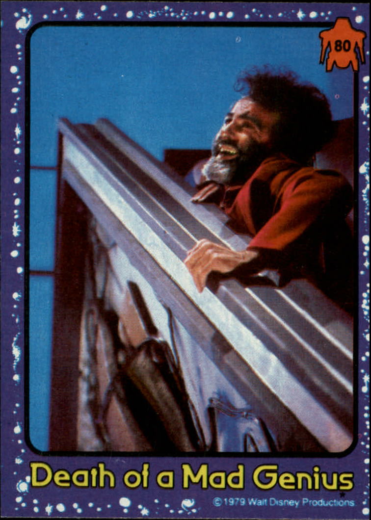 1979 Topps Black Hole #80 Death of a Mad Genius