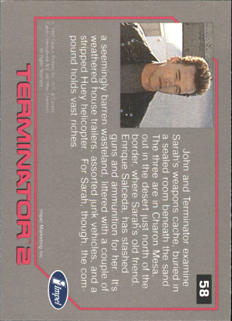 1991 Impel Terminator II #58 Enrique Salceda's Compound back image