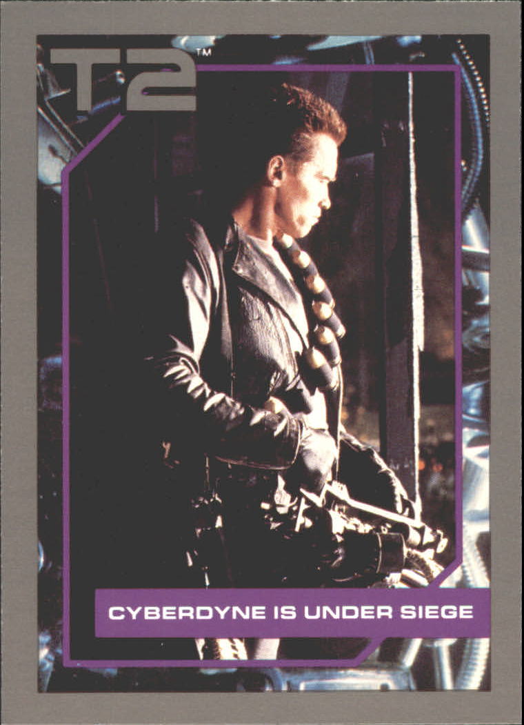 1991 Impel Terminator II #80 Cyberdyne is Under Siege