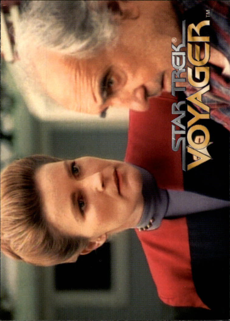 1995 SkyBox Star Trek Voyager Series 1 #35 Old Debts