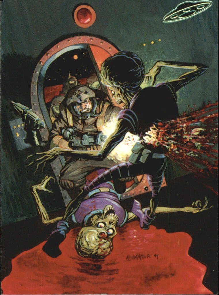 有关以下物品的详细资料: 1994 mars attacks archives #78 american