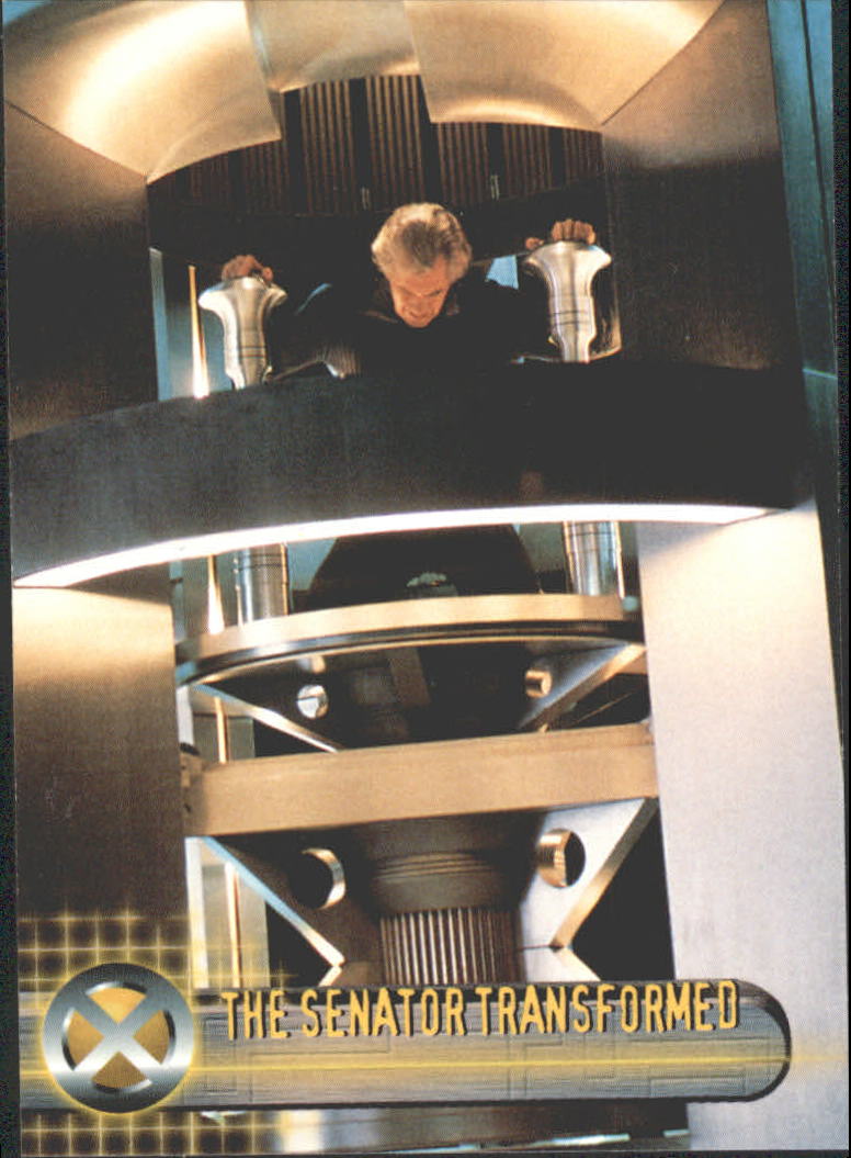 2000 Topps X-Men Movie #35 The Senator Transformed