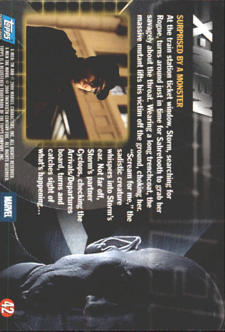 B6363- 2000 Topps X-Men Movie Card #s 1-72 -You Pick- 15+ FREE US SHIP - Picture 65 of 117