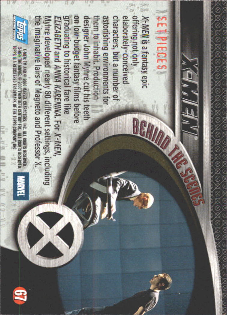 B6363- 2000 Topps X-Men Movie Card #s 1-72 -You Pick- 15+ FREE US SHIP - Picture 107 of 117