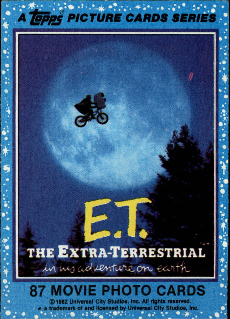 1982 Topps E.T. #1 E.T. The Extra-Terrestrial