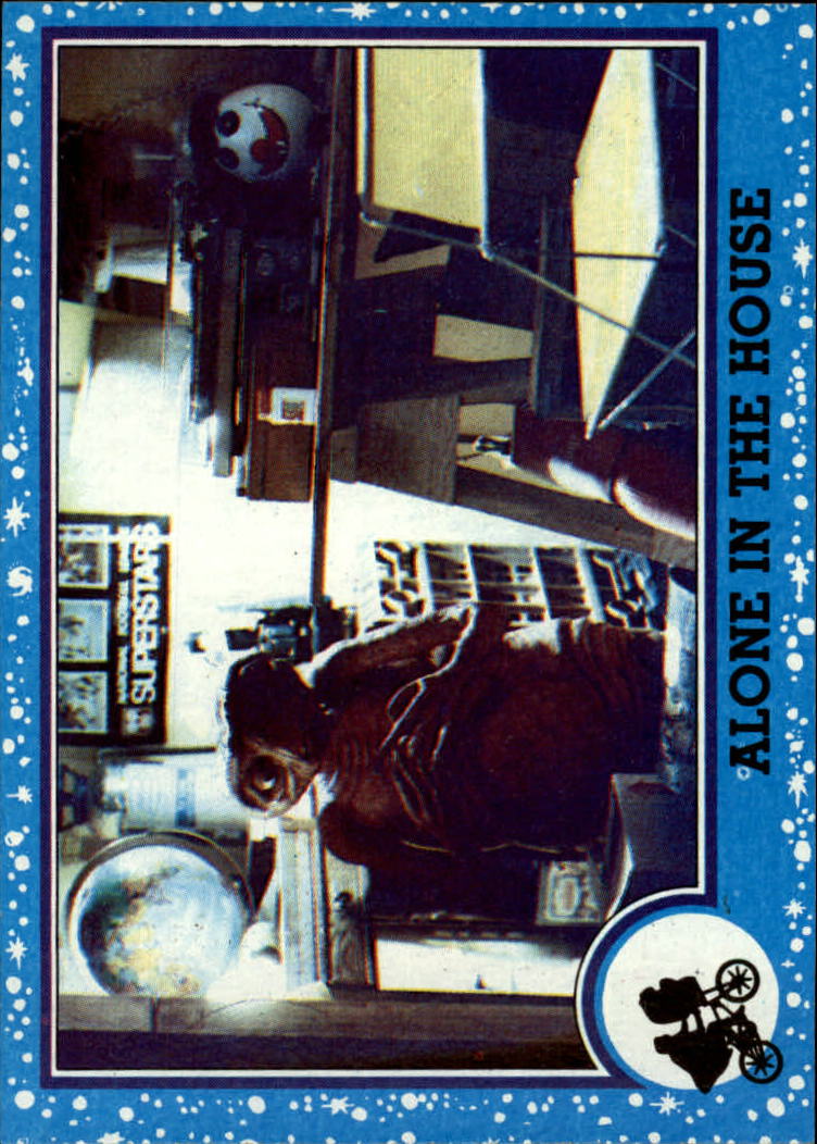 1982 Topps E.T. #22 Alone in the House