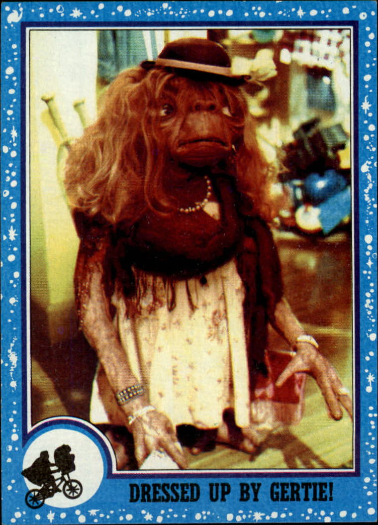 1982 Topps E.T. #36 Dressed Up By Gertie