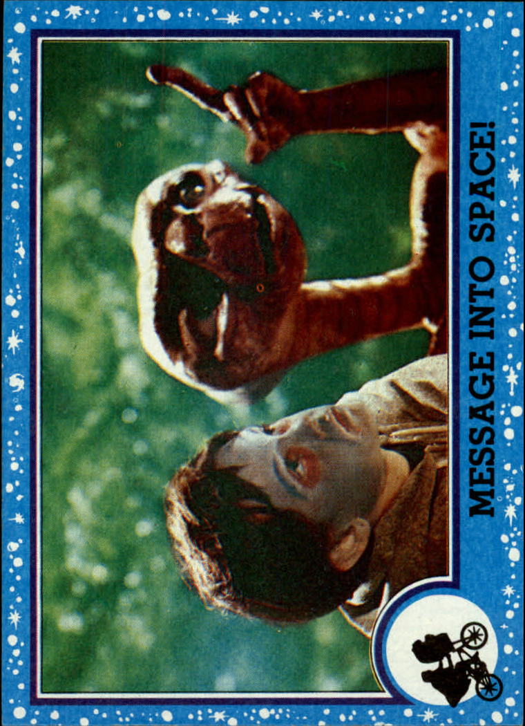 1982 Topps E.T. #49 Message into Space