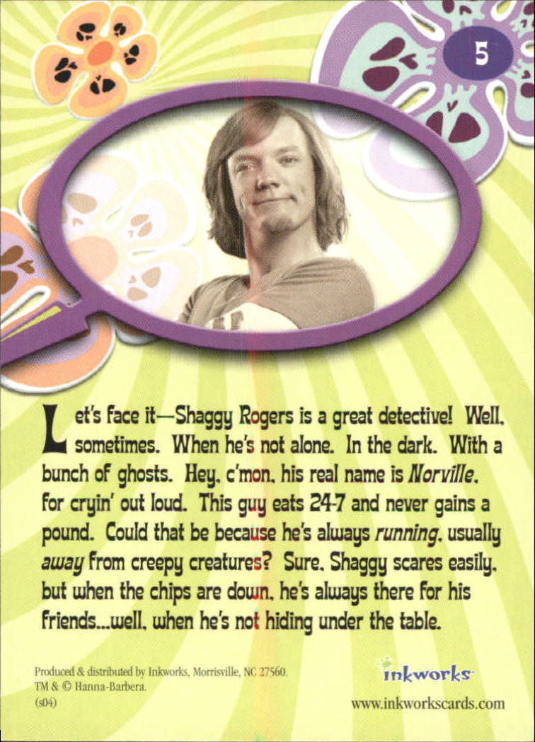 2004 Inkworks Scooby Doo 2 Monsters Unleashed #5 Shaggy Rogers on