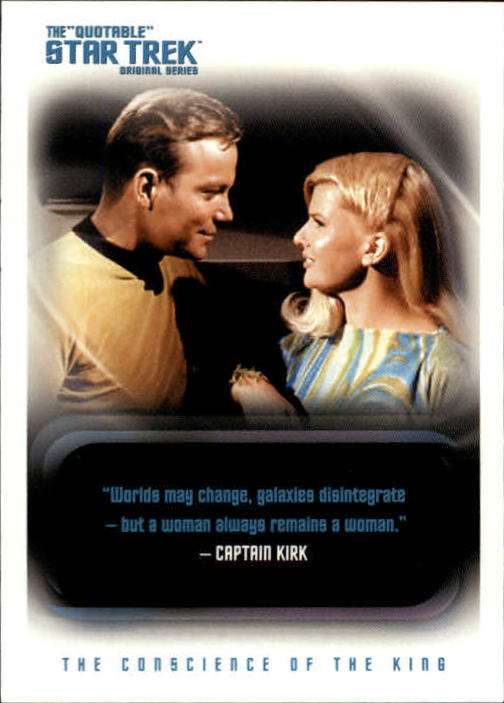 2004 Rittenhouse Quotable Star Trek Original Series #3 Captain Kirk